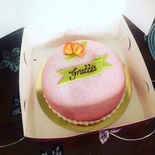 Prinsesstårta rosa 2